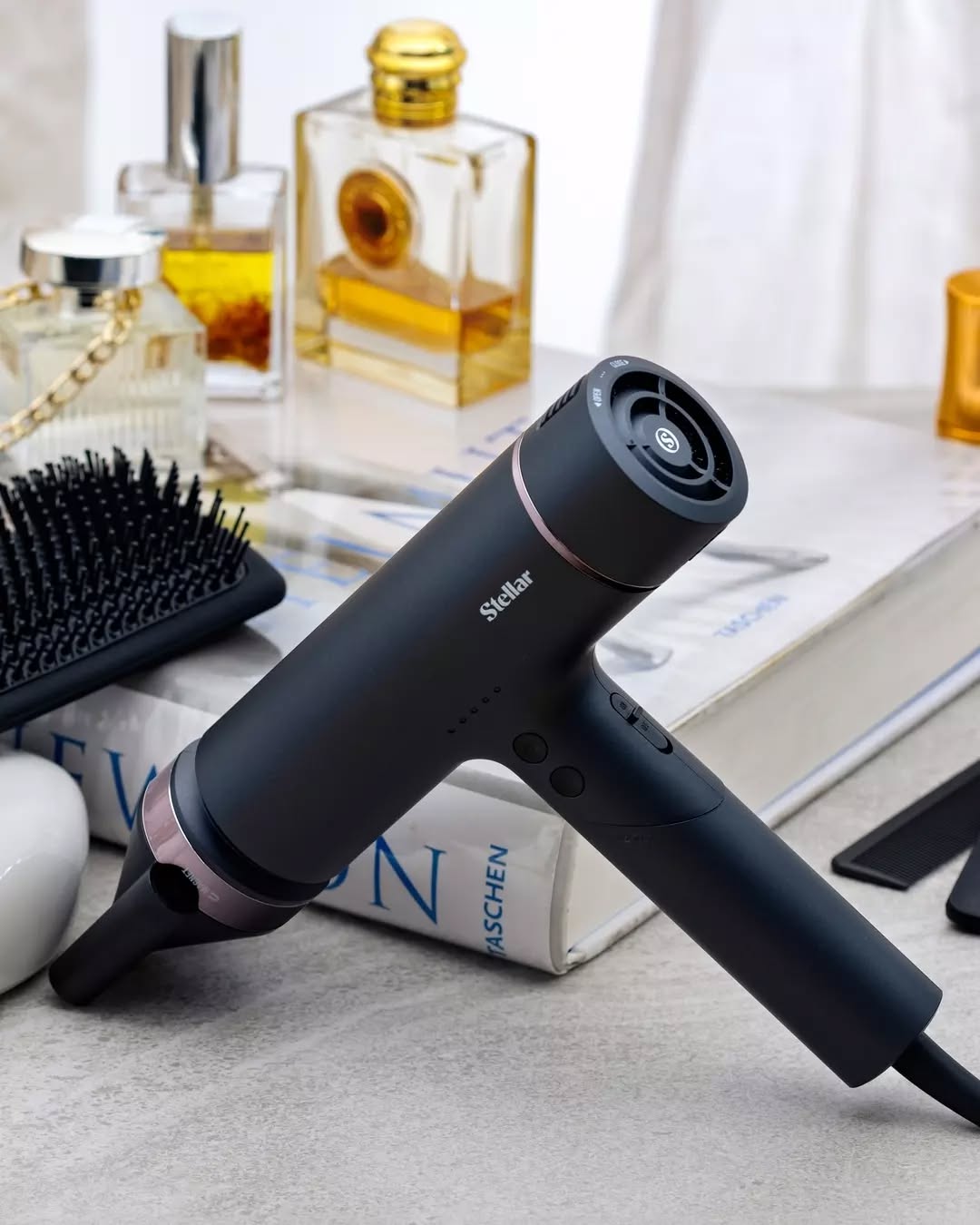 Stellar OmniFlex Hair Dryer and MicroCell Cushion Hair Brush