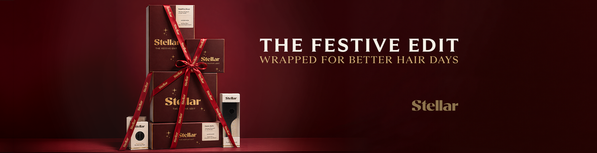 Stellar Hair Christmas packaging - The festive edit